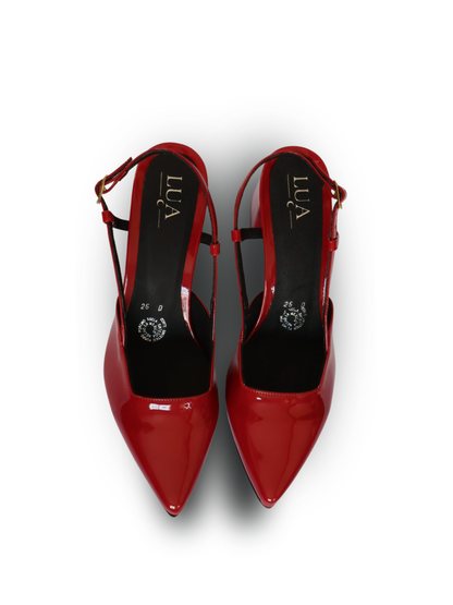 TACONES JULIETA ROJOS