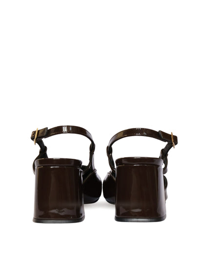 TACONES JULIETA CHOCOLATE