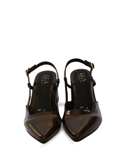 TACONES JULIETA CHOCOLATE