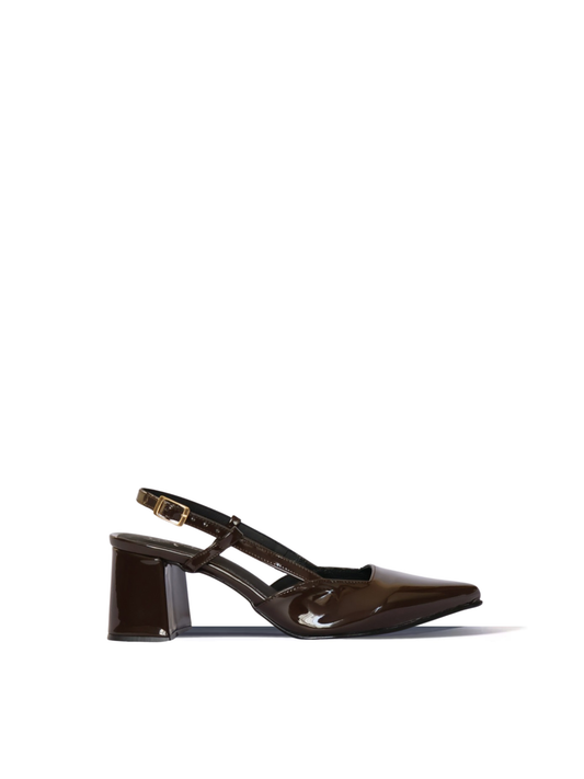 TACONES JULIETA CHOCOLATE